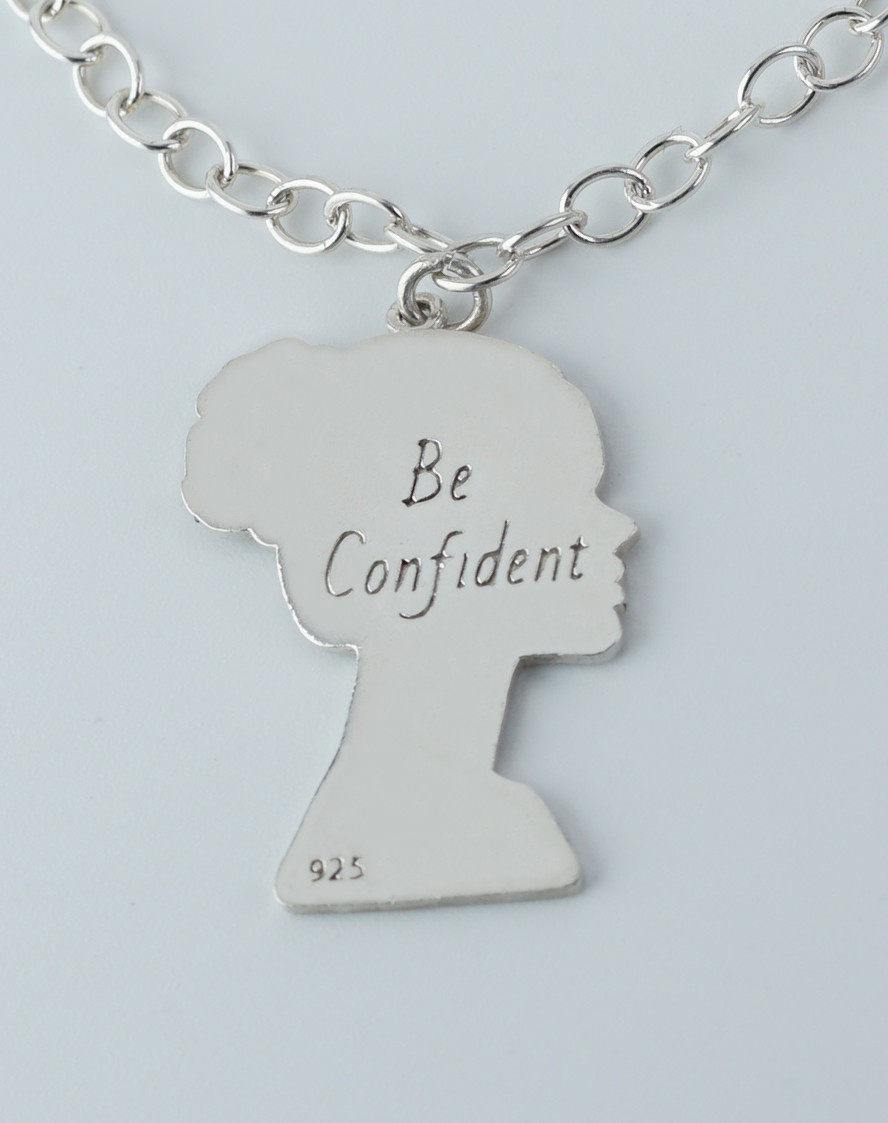 Be Confident Stirling Silver Necklace