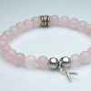 Rose Quartz Bracelet Breast Cancer