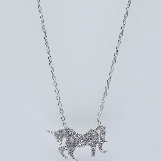 Unicorn Necklace (Silver)