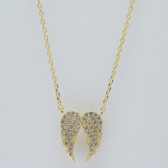 Angle Wing Necklace (Gold)