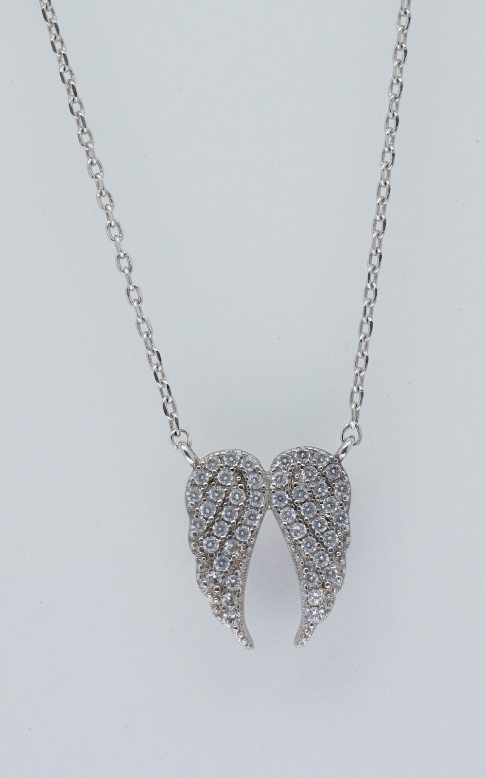 Angle Wing Necklace (Silver)