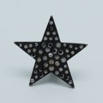 Black Solo Star Ring side front
