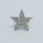 Silver Solo Star Ring front