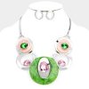 Pink and Green Necklace