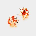Rose Gold Bow Earrings