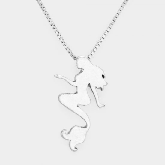 Mermaid Necklace in Silver