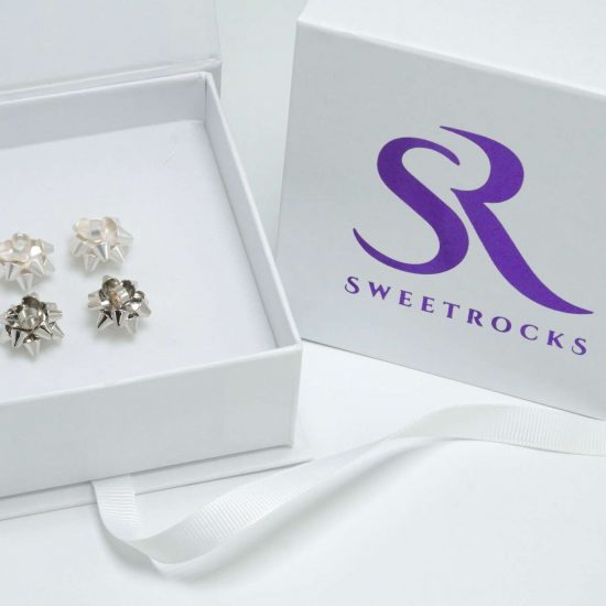 Silver Earrings Gift Box