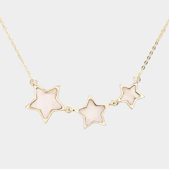 Three Star Necklace