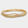 Stretch Gold Ball Bracelets