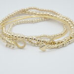 Arm Candy Stack Bracelets in Gold