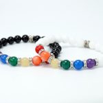 Free Love Stretch Bracelets 2 Colors (Black and White)