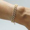 Cuban Link Necklace and Bracelet (Gold Set) - Image 3