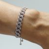 Cuban Link Necklace and Bracelet (Silver Set) - Image 3