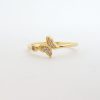 Floating Butterfly Ring in 18k Gold Plated