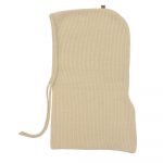 Solid Knit Drawstring Snoodie Ivory
