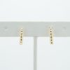 14k Gold Dipped Bubble Hoop Earrings