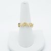 Butterfly Band Ring 18k Gold Dipped