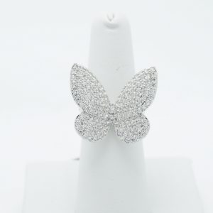 Ethereal Butterfly Ring Silver