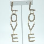LOVE Earrings Gold