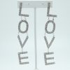 LOVE Earrings Silver