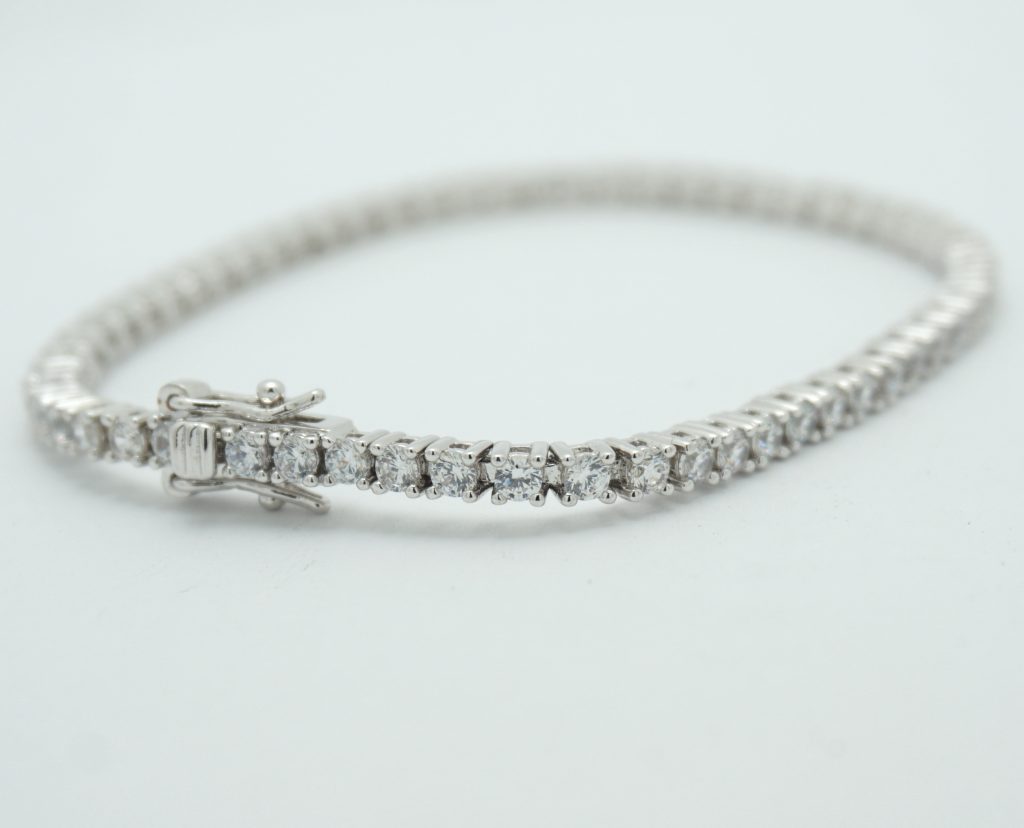 Tennis Bracelet (Silver) | Sweetrocks Jewelry