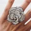 Crystal Flower Ring