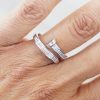 Crystal Wrap Nail Ring (Silver) - Image 3