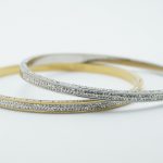 Crystal Band Bracelet in Gold and Silver