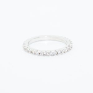 Silver Eternity Band Ring