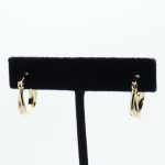 14K Gold Dipped Double Layered Hoop Earrings
