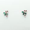 Candy Cane Stud Earrings