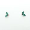 Holly Stud Earrings in Red and Green