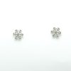 Silver Snowflake Stud Earrings