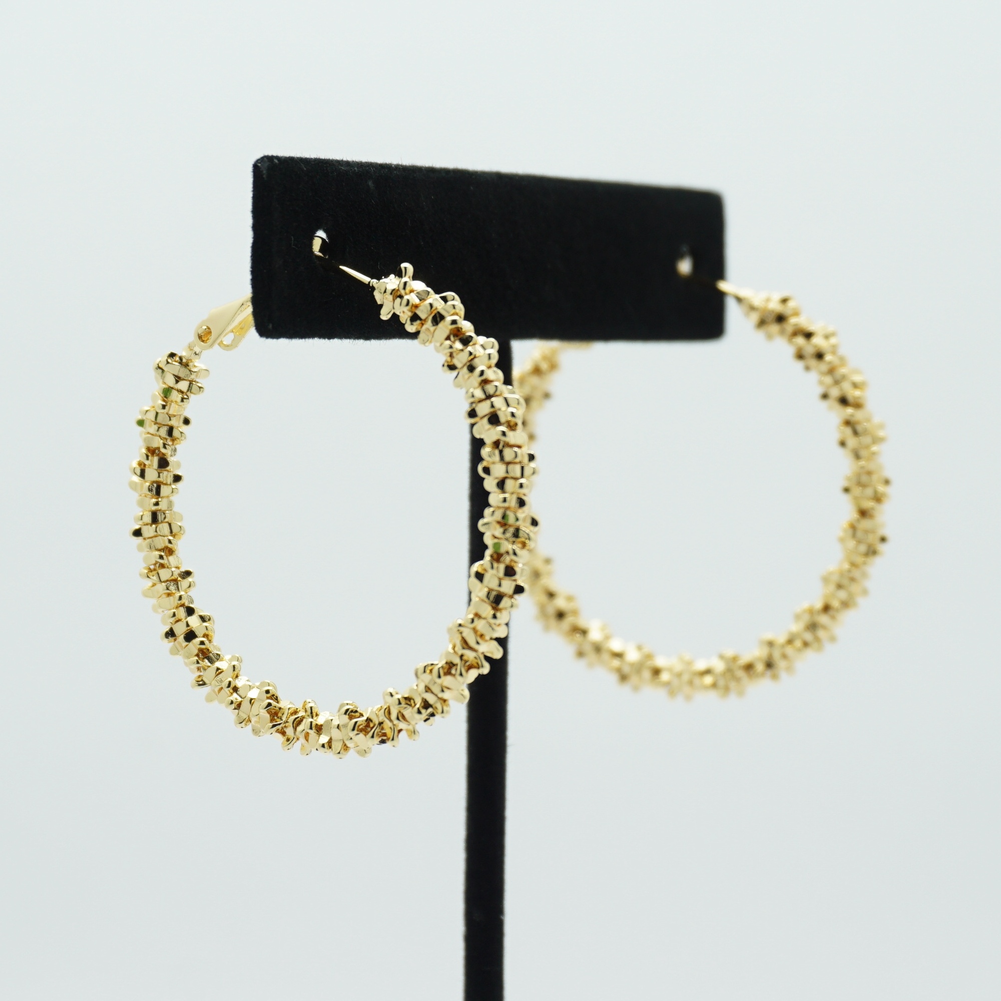 18K Gold Dipped Glow Hoop Earrings