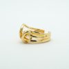 Adjustable 18K Gold Dipped Wavy Ring