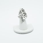 Adjustable Crinkle Ring in Silver