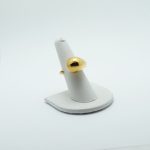 Adjustable Teardrop Ring in Gold