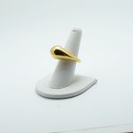 Adjustable Teardrop Ring in Gold