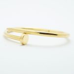 Nail Bangle Bracelet Gold